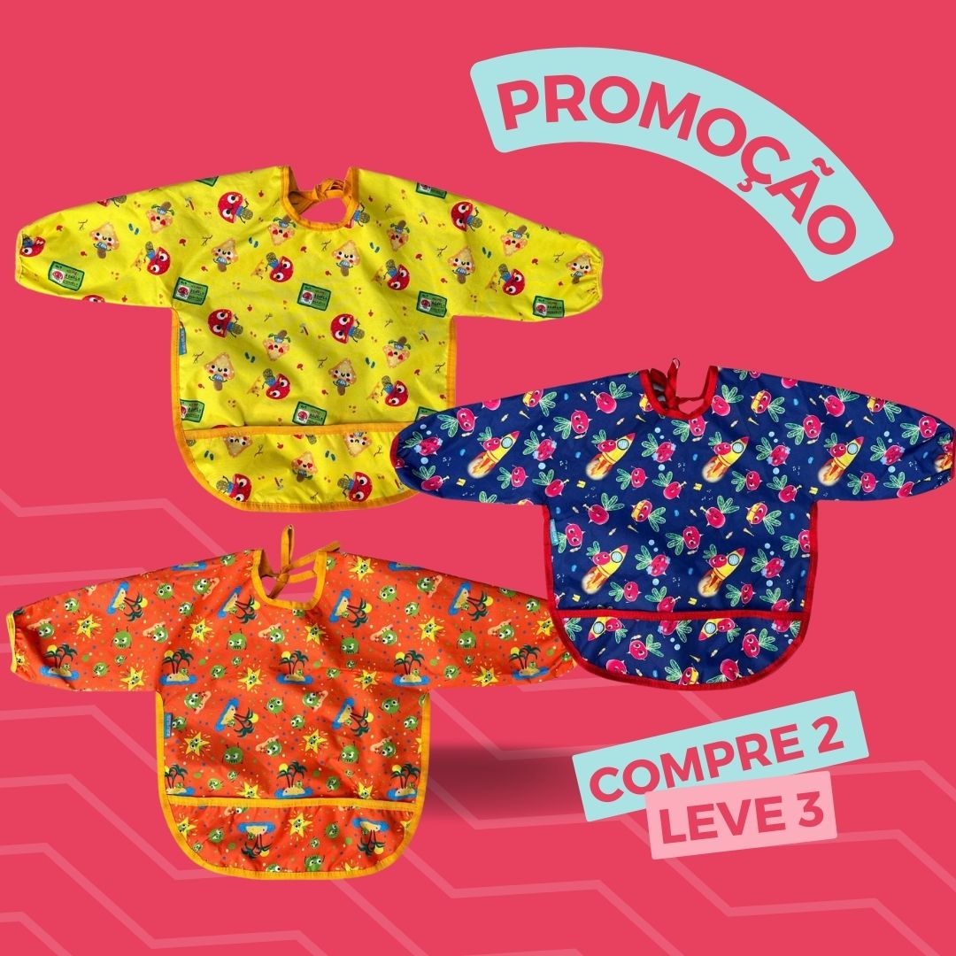 KIT Manga Longa Comidas & Rimas