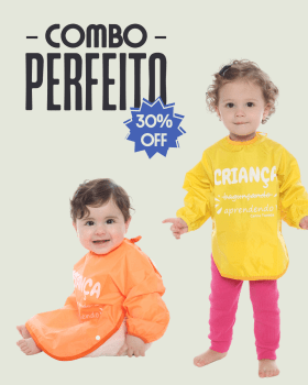 COMBO - Criança aprendendo - Amarelo e Laranja