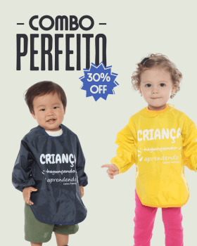 COMBO - Criança aprendendo - Amarelo e Marinho