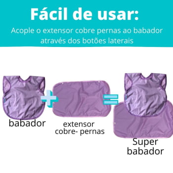 Babador BLW Regata Impermeável + Extensor Cobre Pernas