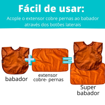 Babador BLW Regata Impermeável + Extensor Cobre Pernas