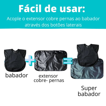 Babador BLW Regata Impermeável + Extensor Cobre Pernas