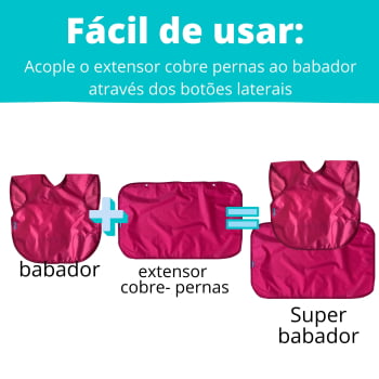 Babador BLW Regata Impermeável + Extensor Cobre Pernas