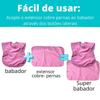 Babador BLW Regata Impermeável + Extensor Cobre Pernas